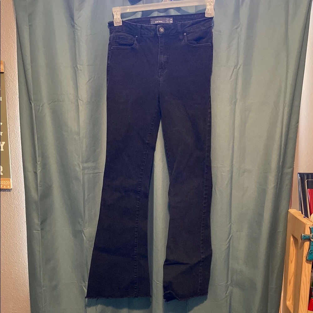 Women's Black Flared Jeans